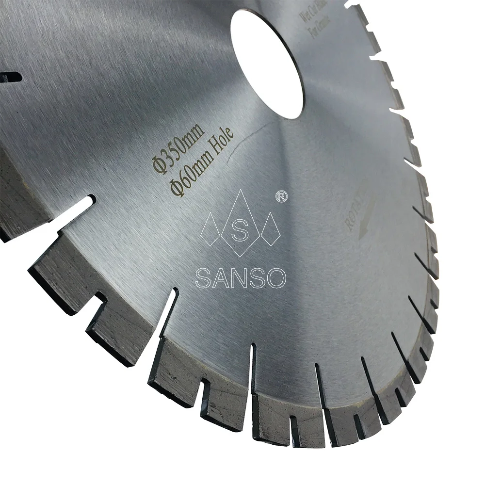 SANSO U Shaped Special Design Segmented Diamond Multi Tool Circular Flush Cut Saw Blades For Cutting Granite