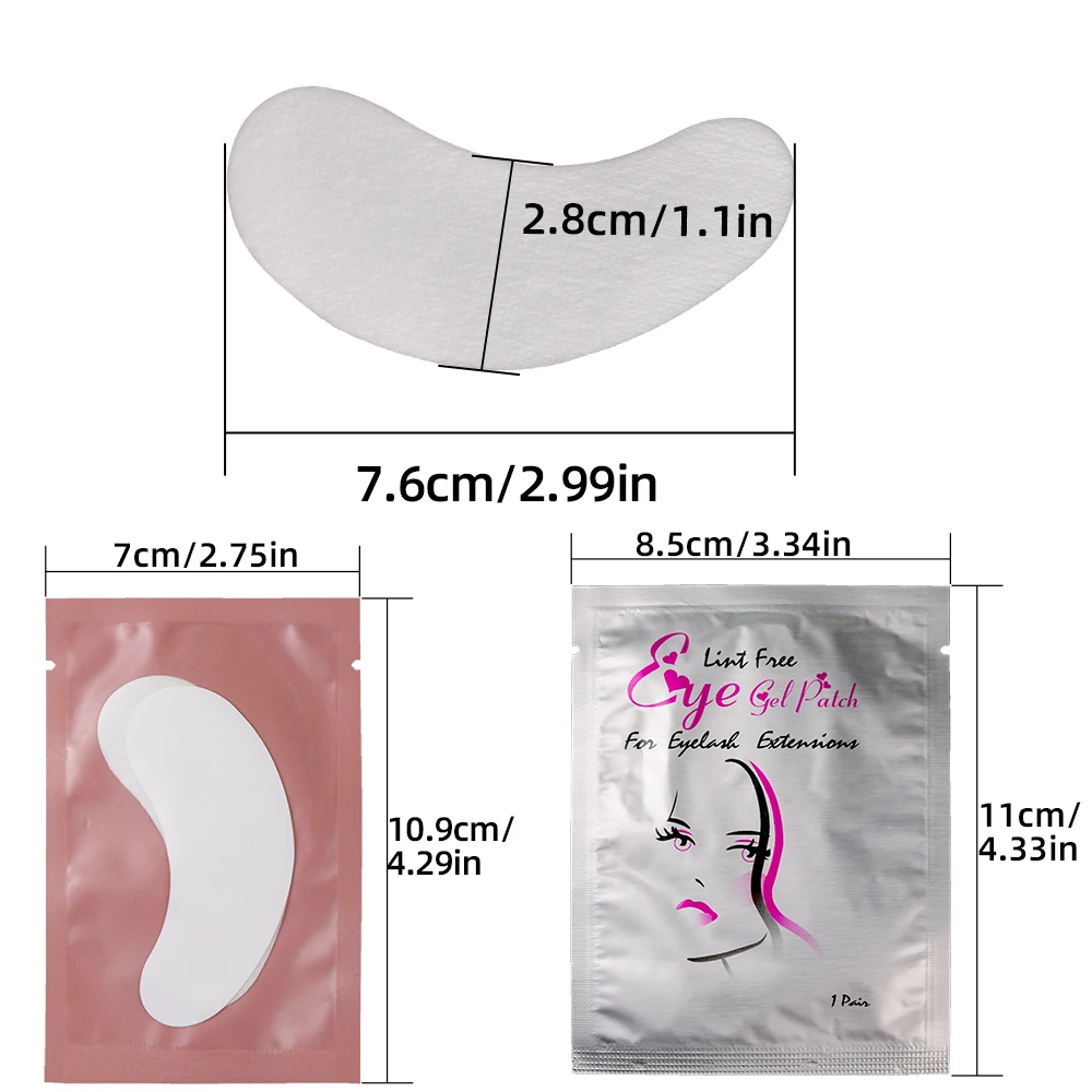 Paper Liner Mask Acid Building Eyepatch Under Eyes Hydrogel Lash Eyepad Hydro Gel Pad Patch for Eyelash Extension