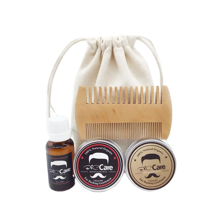 Щетка для бороды, расческа, бальзам, набор инструментов для бороды