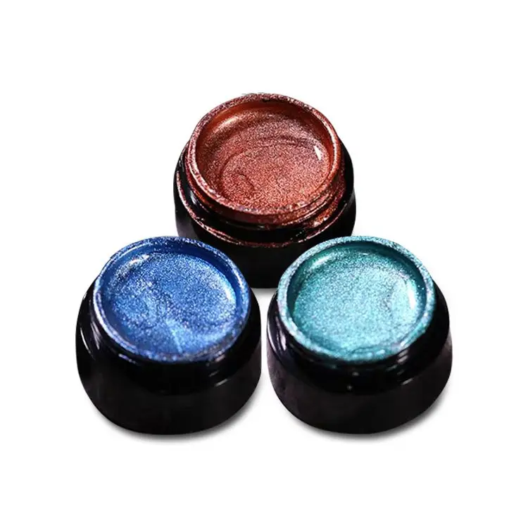 Wholesale Custom Private Label 30ml 6 Colors Nail Art Design Uv/led Gel Art Paint Soak Off Metal Painting Gel Polish