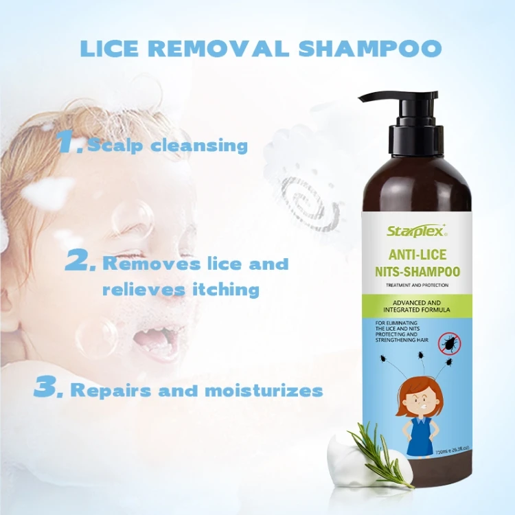 Private Label Organic Baby Hair Gel Shampoo Natural Moisturizing Anti-Lice Nits Safety Prevention for Children