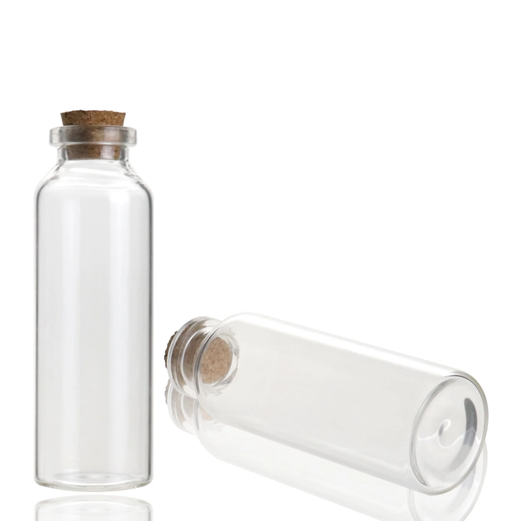 3ml 5ml 6ml 7ml 8ml 10ml 15ml 20ml 30ml glass vial bottle cork, mini glass bottles and wooden cork wholesale