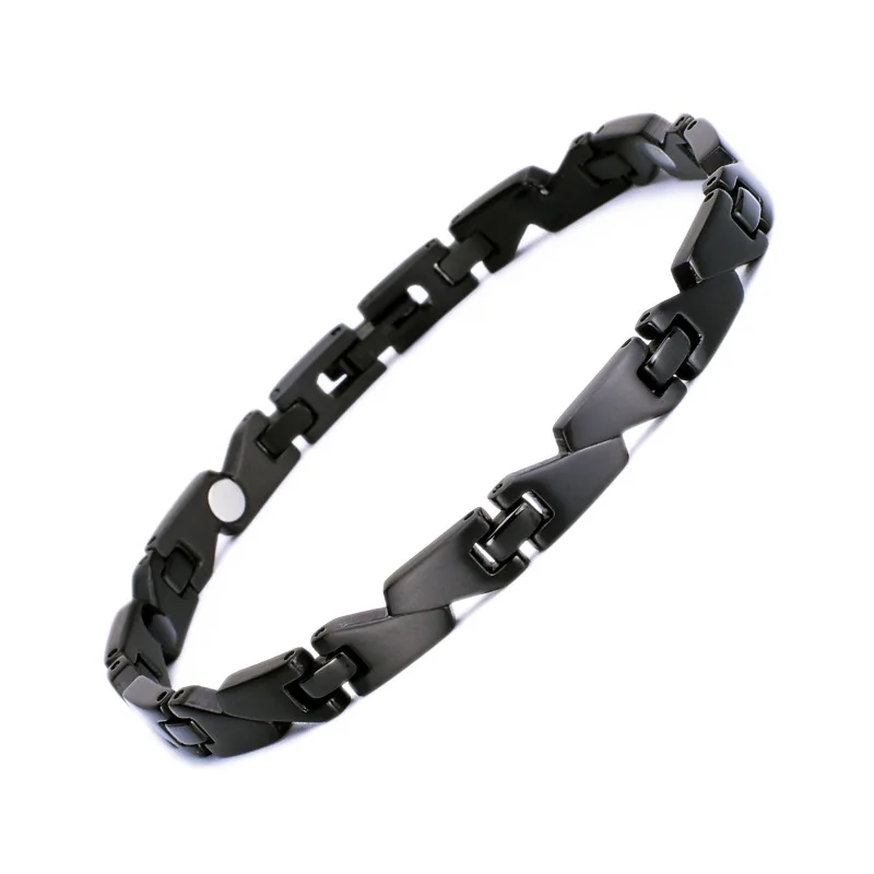 
Japan Hot Sales Energy Bracelet Titanium Magnet Bracelet Germanium Stone Stainless Steel Men Bracelet 