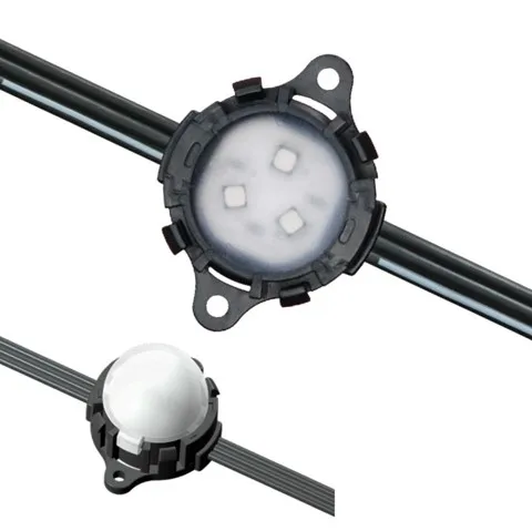 media facade sign advertising display transparent ip67 RGBW flexible led pixel mesh curtain point matrix module light outdoor