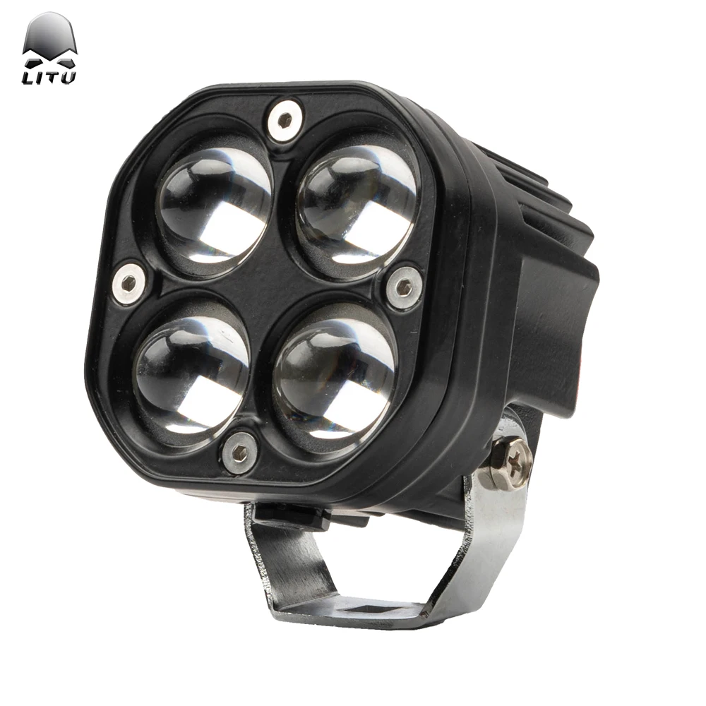 Wholesale 40W LED Fog Driving Light 3inch Yellow White Car LED Work Lamp Offroad Truck ATV UTV SUV Mini LED Spotlights