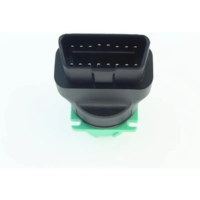 Wholesales 12V 16pin OBD2 OBDII Male to Green J1939 9pin Female Converter Adapter For Trucks