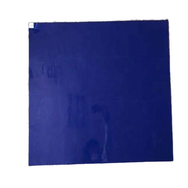 Supplier Blue Disposable Peelable 60cmX90cm 40um Euro Cleanroom Adhesive decontaminating   Sticky Mat Factory