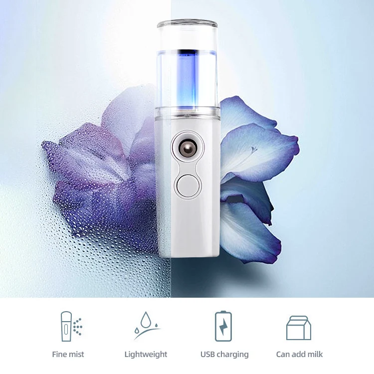 Wholesale usb portable mini facial hydrating machine nano cooling face mister