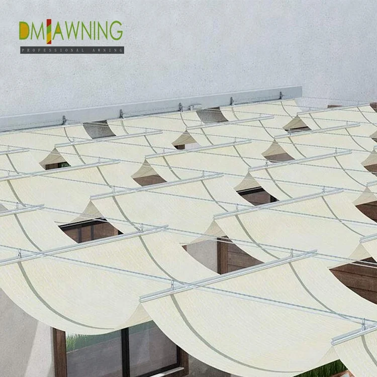 Sliding Cable Canopy,Silding Shade Sails Awning For Sale