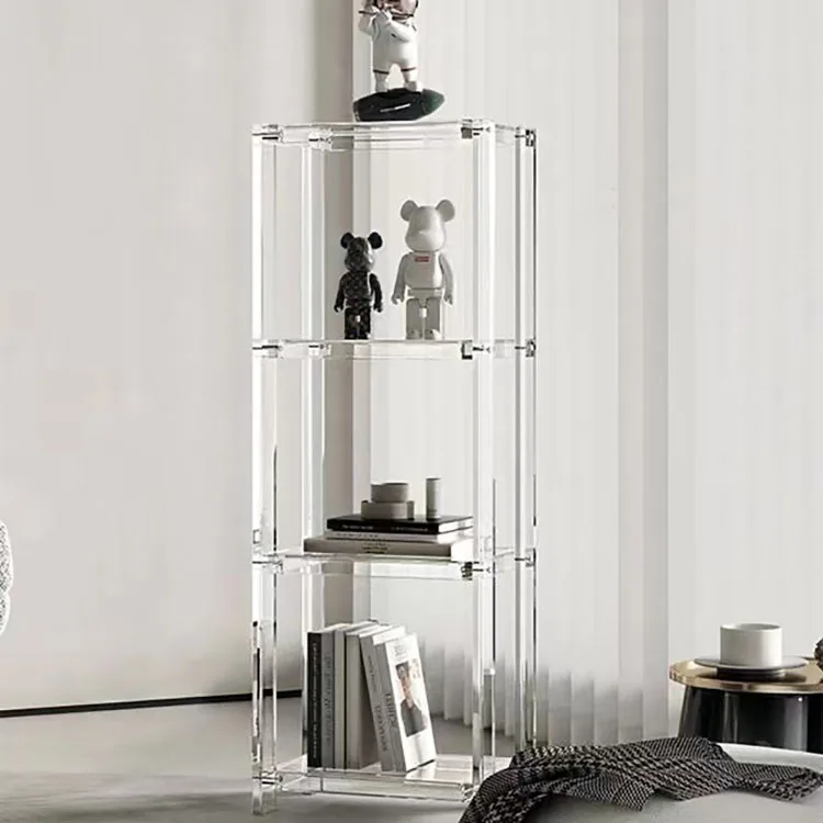 Съемная прозрачная акриловая полка для хранения