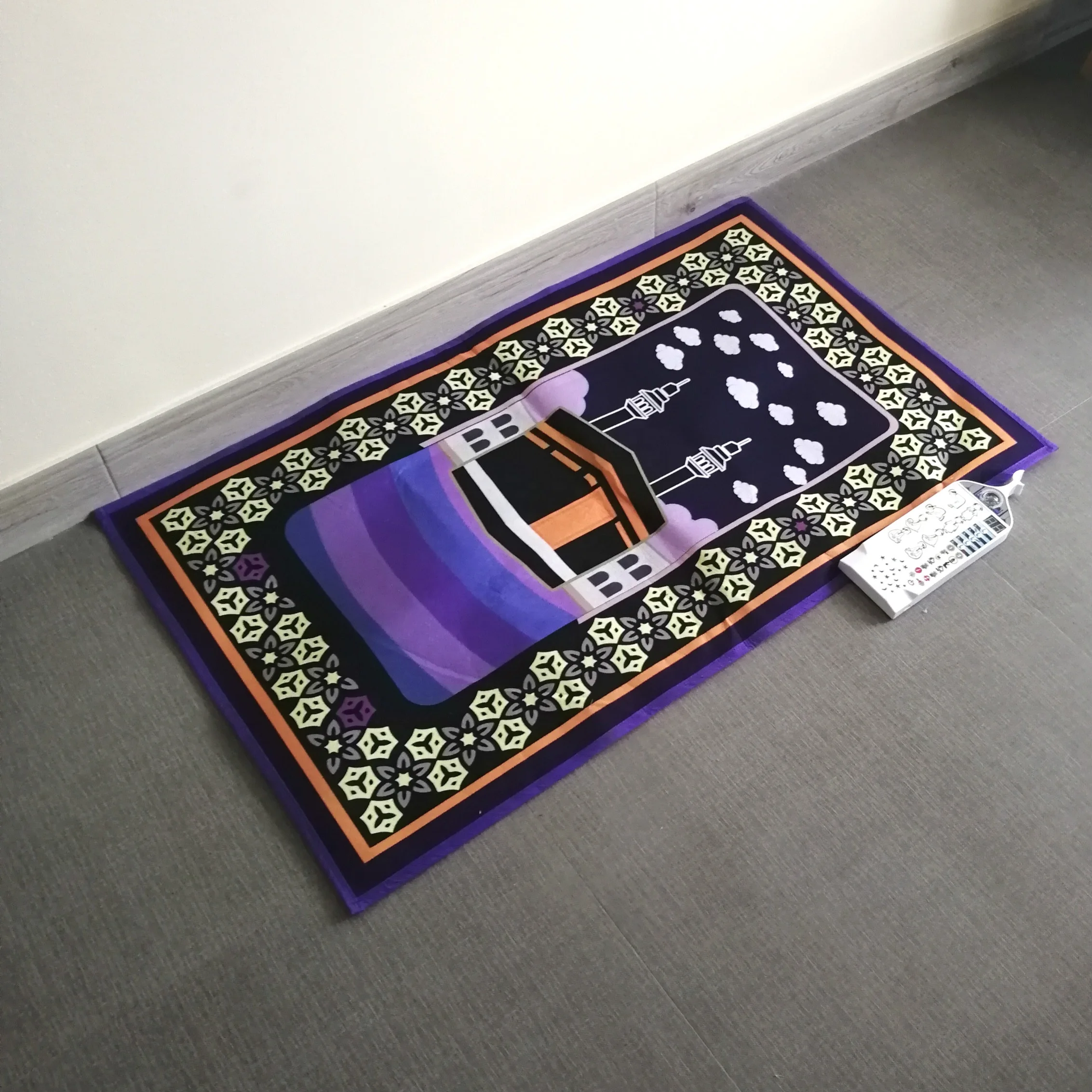 Оптовая продажа, молитвенный коврик с компасом, мусульманский подарок