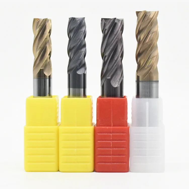 customizable 1/2 1/4 3/4 1/8 inch endmills micro grain carbide end mill 1/4inch