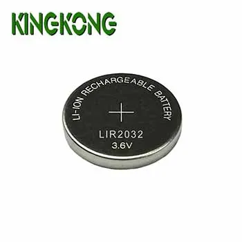 Kingkong Brand LIR2032 3.6V 45mah Lithium Li-ion Rechargeable Button Cell Battery Home Appliances Consumer Electronics