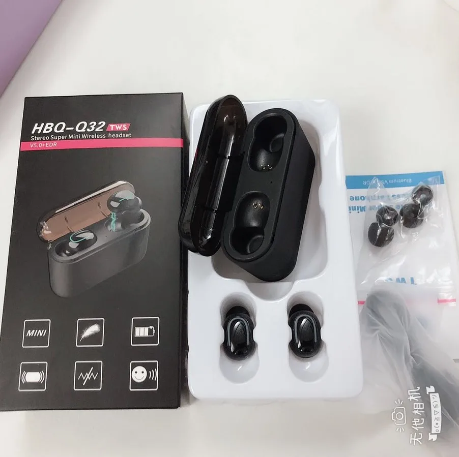 
TWS Noise Cancelling TV Telephone BT Sport Waterproof True Wireless Earbuds Hanfree Head phone headset headphone Earphone 