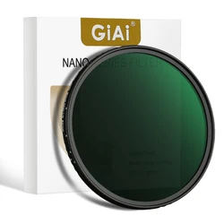 GiAi Camera Filter 1/2 Black Mist +VND3-32 Filters 67mm 72mm 77mm 82mm For Canon Nikonn
