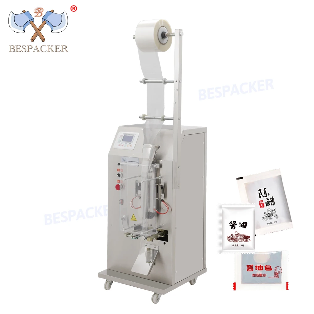 Bespacker High Quality Automatic Bag Liquid Sauce Sachet Water Filling Packaging Sealing Machine