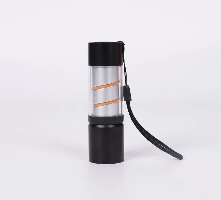 Zoomable Mini Portable LED Torch Flash Lamp 3 Flashing Modes LED Tungsten Camping Flashlight with Waterproof Ipx4