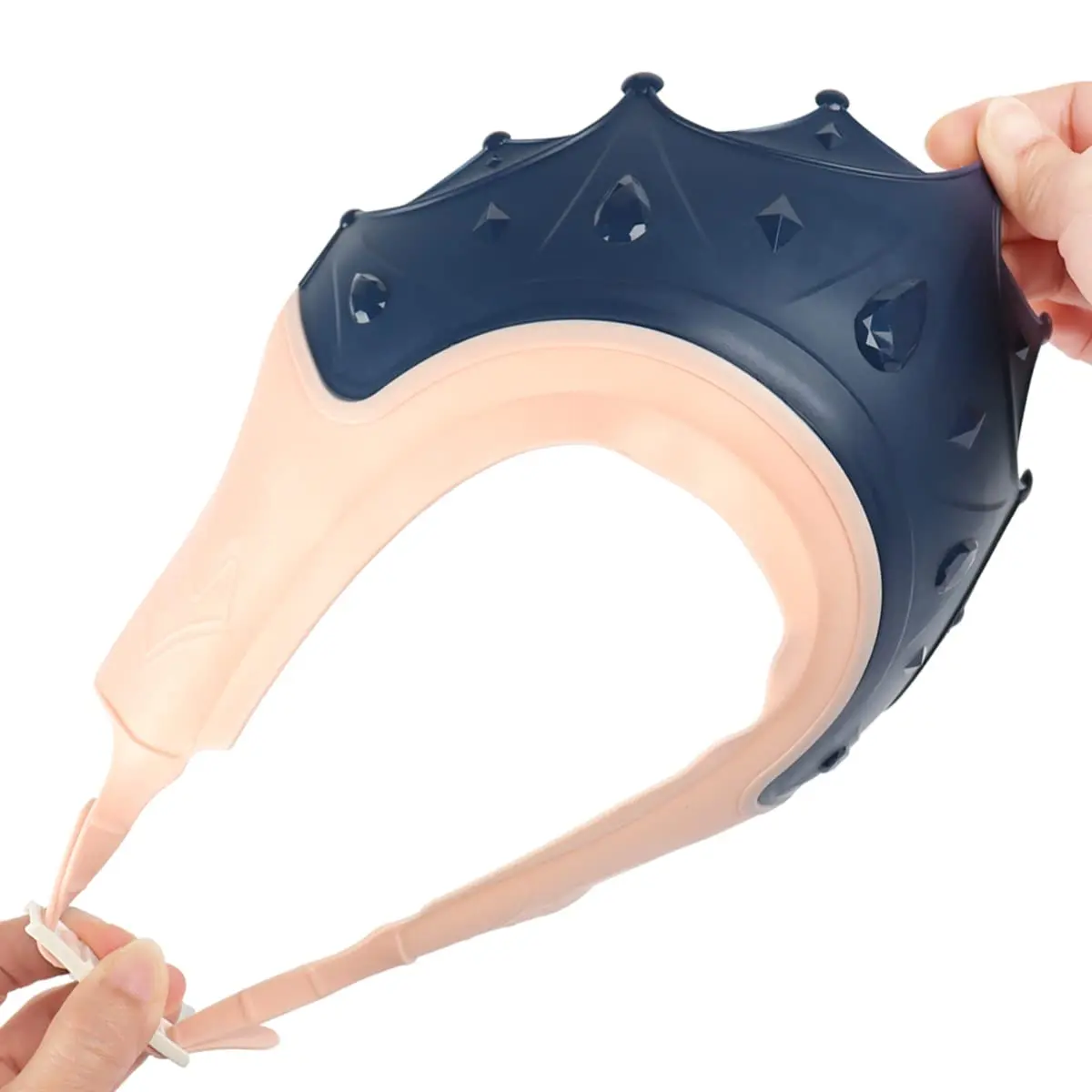 Angel Shield New Product Environmental silicon Crown Baby Shower shampoo Caps clear bathing for kids