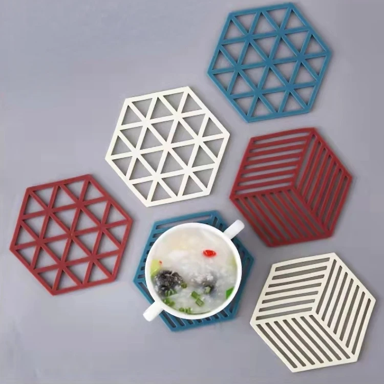 washable Countertop Mat silicone trivet for kitchen Heat Resistant silicone trivet mat for cooking