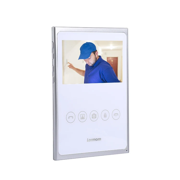 Waterproof 4.3 Inch 4 Wires 7 Inch TFT LCD Display Phone Door System 7 Video Doorbells for Villas Apartments