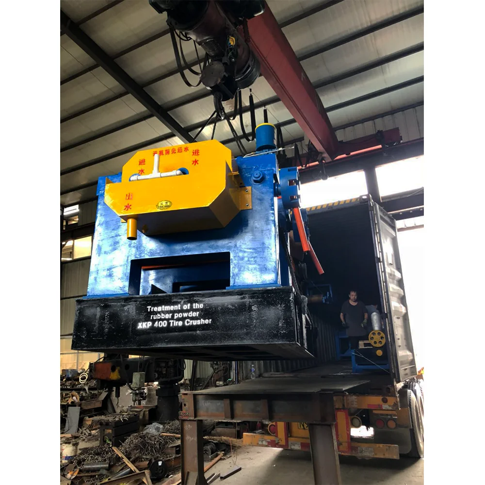 Машина для переработки измельчителя шин с лезвиями из сплава