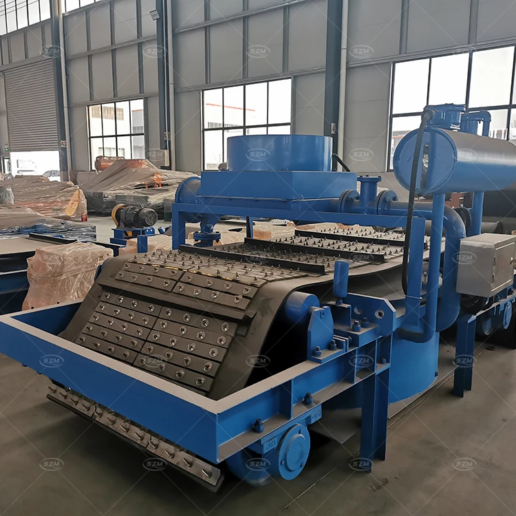 High Performance Auto Conveyor Magnetic Separator Self Cleaning Overband Electromagnetic Separation Electromagnet Iron Cleaning