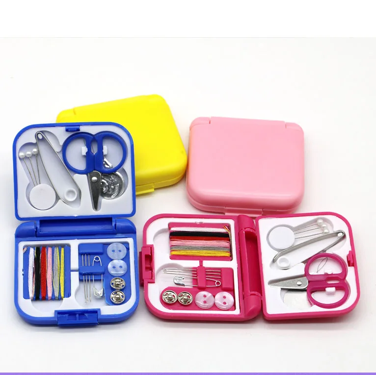 Convenient Mini Needles Thread Box For Travel Outgoing Dormitory Handmade DIY Sewing Kits Combination Sets Tool Bag For Students