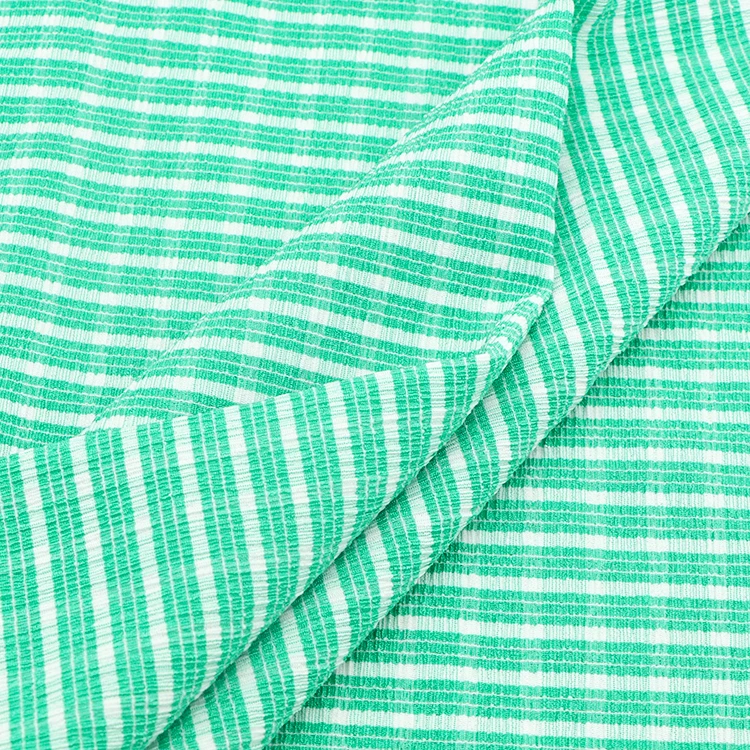 Hot Sale Women Dress Polyester spandex knitted Crinkle Crepe clothing Fabric