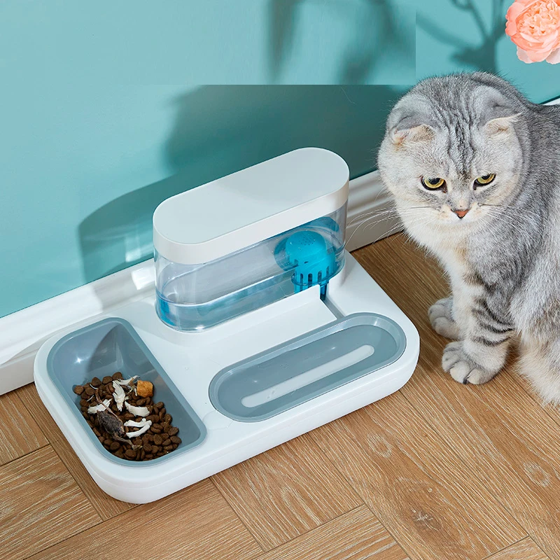Cats Feeder Bowls Kitten Automatic Drinking Fountain