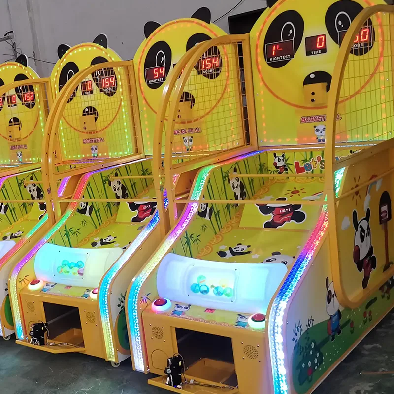 high qualityclassic style Indoor Amusement Kids Coin Operated Basketball Shooting Game Machine