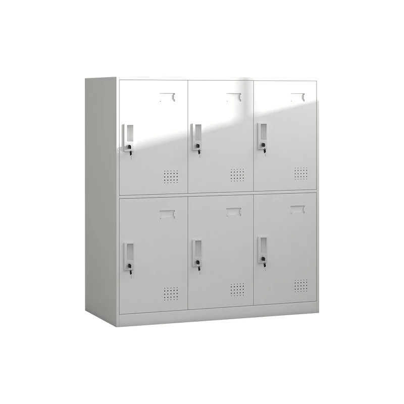 Wholesale Steel Metal Storage 6 Doors Locker Wardrobe Cabinet For Student Use Furniture