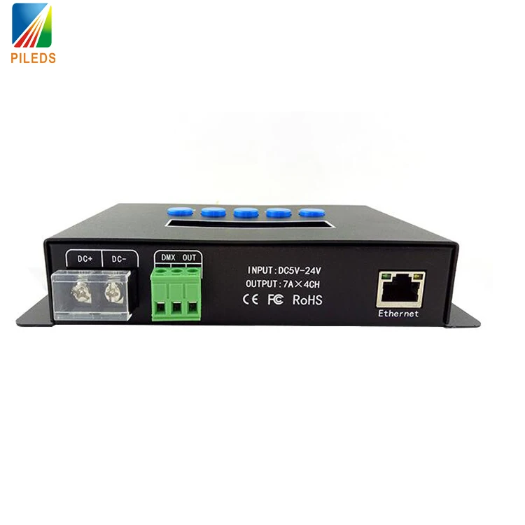 BC-204 новое изобретение artnet для SPI и DMX ethernet порт светодиодный движущийся дисплей плата пиксельный контроллер света