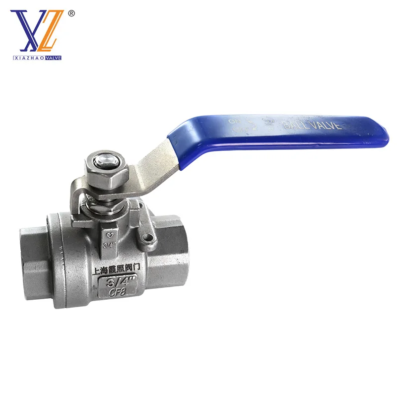 High Quality Floating Ball Valve Stainless Steel 2 Piece Full Port gas thread Ball Valve Maple Evaporators parts