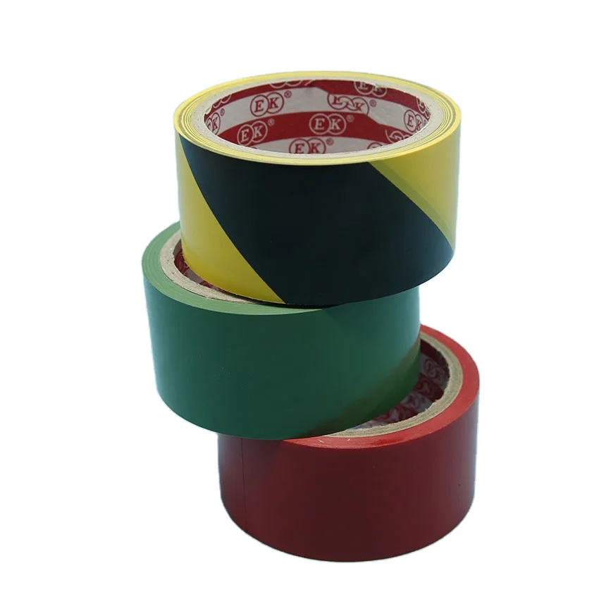 Yellow Color Marking Hazard Underground Colorful Industrial Pvc Warning Floor Self Adhesive