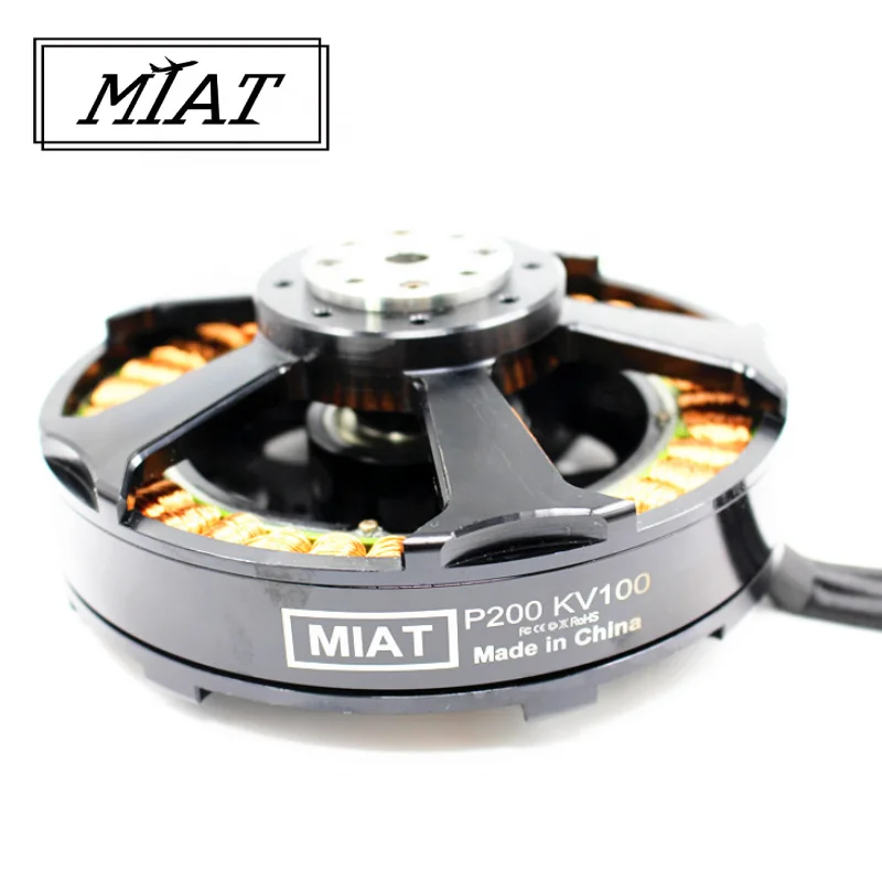 MIAT P200 10 кВт 80 кв 100 bldc контроллер двигателя с внешним ротором бесщеточный мотор для радиоуправляемого самолета вертолета дрона
