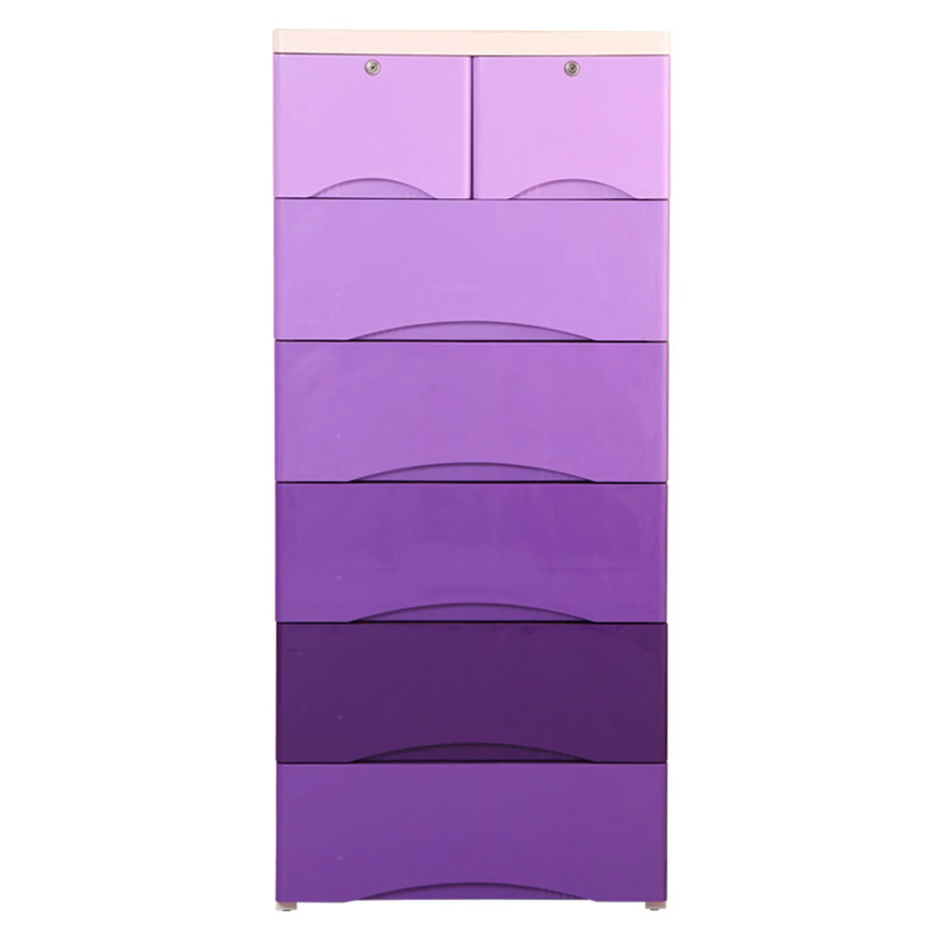 
Wholesales Color Gradient Plastic Storage Drawers 