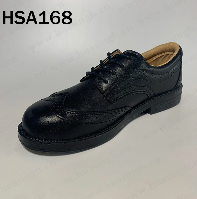 LXG,nice Quality Full Grain Leather Hard Wear Work Safety Shoes Steel Toe Insert Anti-puncture Manager Safety Shoes HSA170