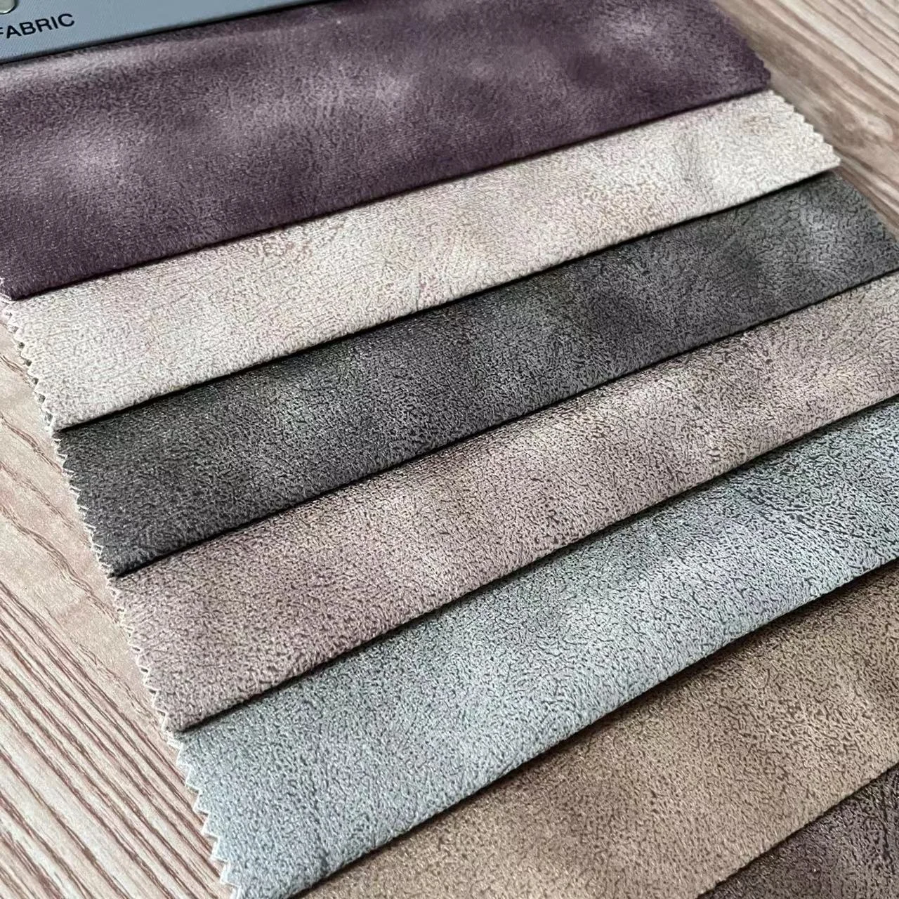 Manufacturer Supply 100% polyester Wholesale synthetic faux leather imitation fabric upholstery for furniture