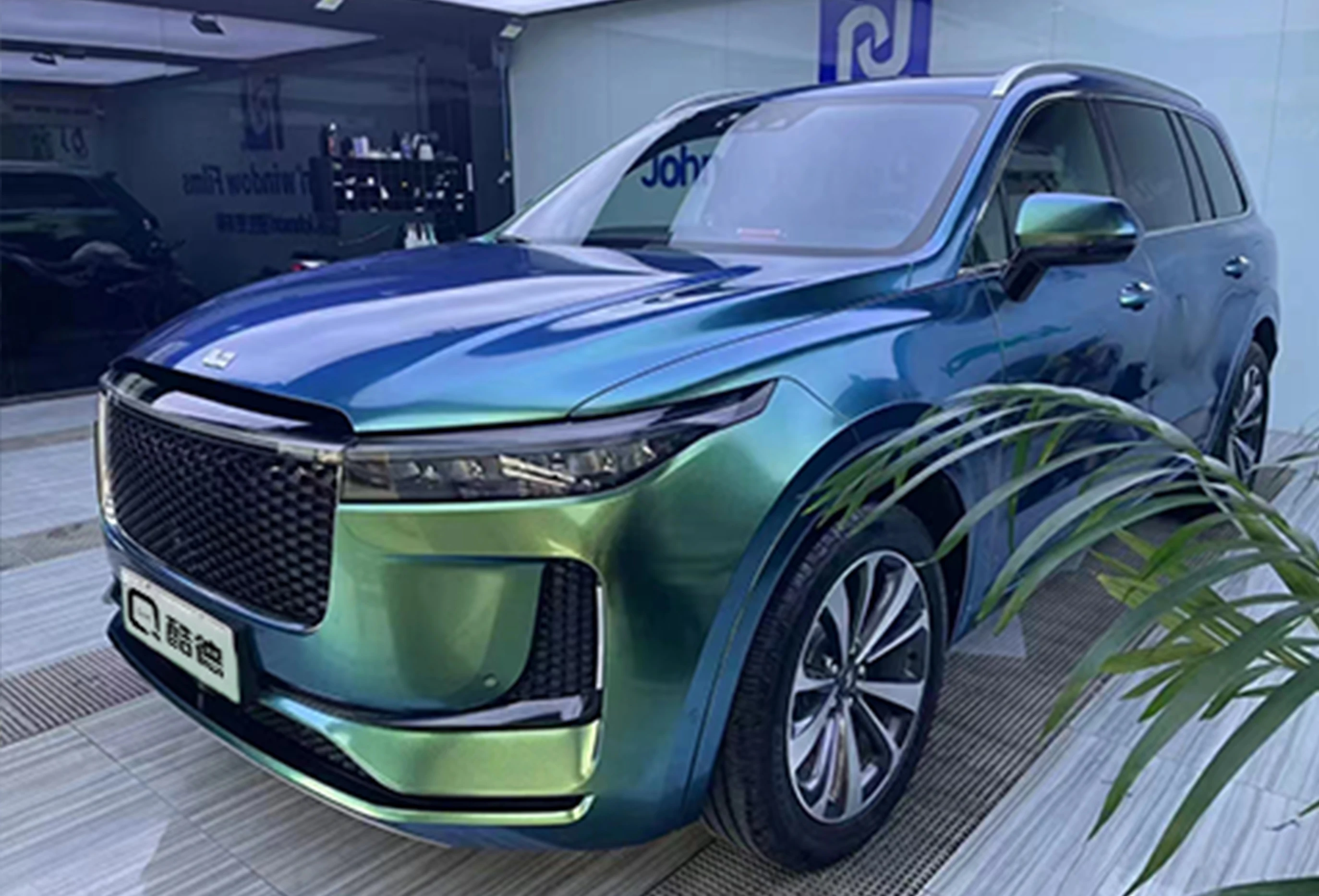 LIDA Crystalline green with charming gold Colour Change TPU Car Wrapping Film Chameleon Car Films