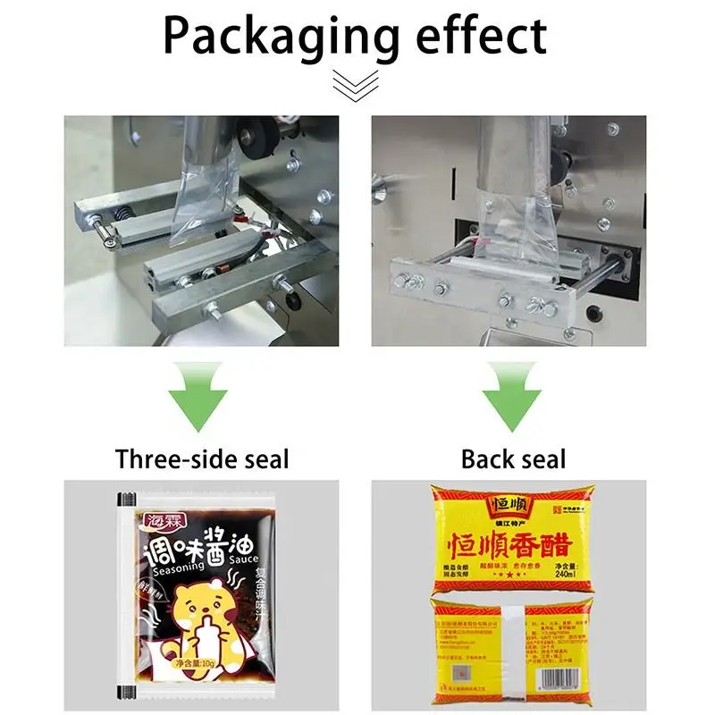 3 Sides Sealing Vertical Weighing Packaging Machine Powder Granule Tea Filling And Sealing Packing Machine