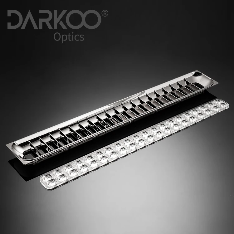 Led Len Linear Light Board With Lens Len Linear Light Cre Led Lenses With White Holder 417X32Mm Linear Light Pendant Led Lenses