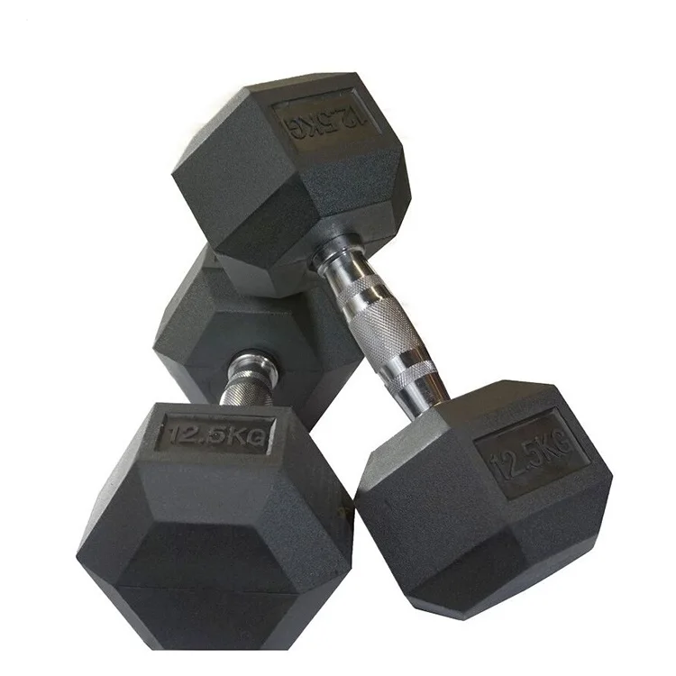 UG Health Tech Rubber Hex Dumbbell 2.5 kg 10 kg fitness Hex Dumbbell