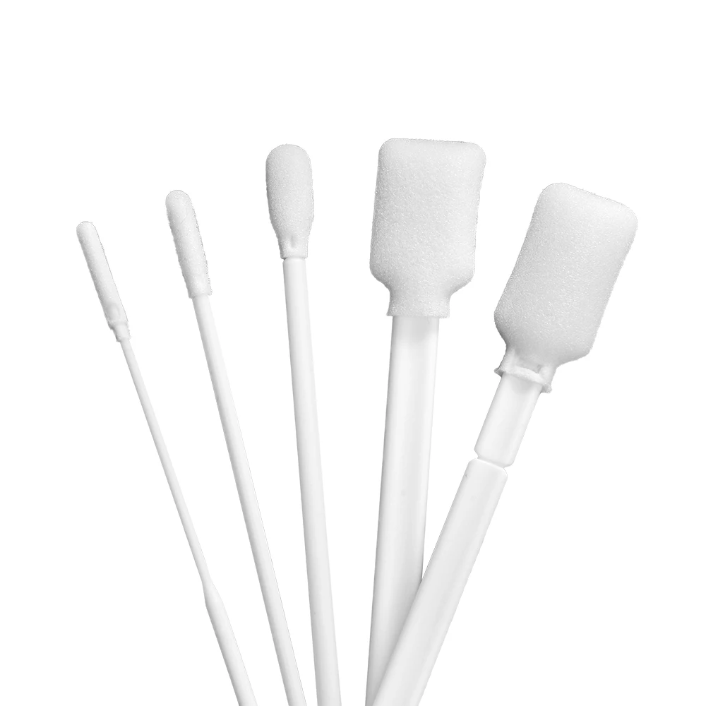 CE Certified Medical Supply Foam Head Nasal Swab Specimen Collection Sponge Swab