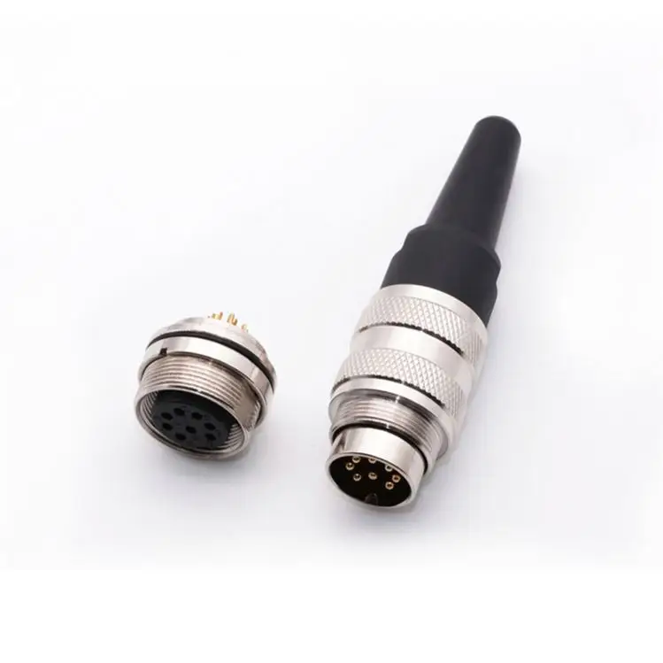 M12 M8 Electrical Wire Connector IP67 Male Waterproof 2 4 Pin LED Power Cable (1600228596077)