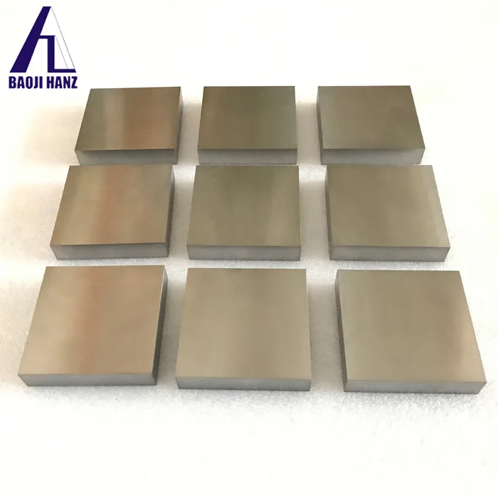 Tungsten plates/blocks for processing mould tools