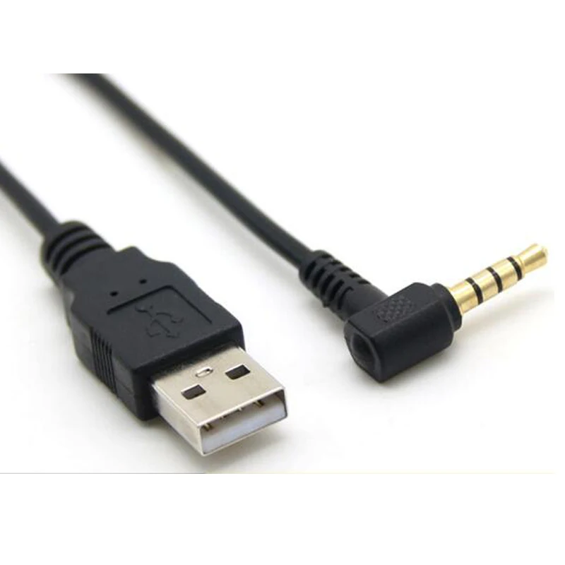 
 Позолоченный 3,5 мм штекер Aux аудио разъем к USB 2,0  
