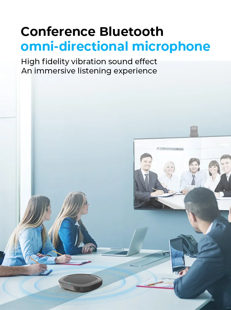 Business Conference High Sound Quality Smart Tws Mobile Bluetooth Wireless Speak