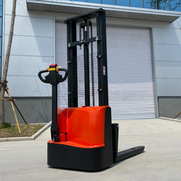 Super pedestrian electric stacker  1t 1.5t 2t Bias operated walkie stacker 3m 4m 5m