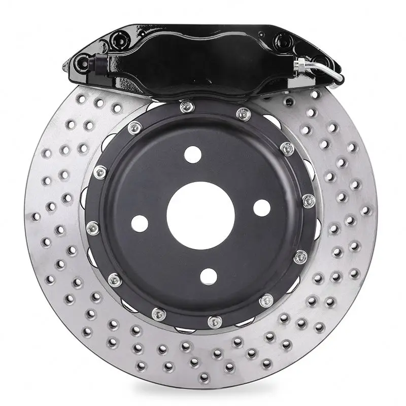 7600 4 Piston Big Brake Kit for VW Polo BMW E46 Camry XV70 Racing Auto Brake Systems with Ceramic Brake Pads