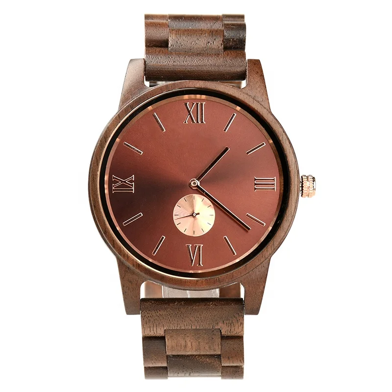 Japan Movt Quartz Wooden Watches Custom Logo Business Fashion Wooden Watches For Men Women